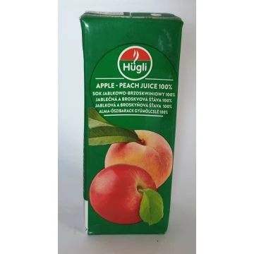 100% apple-peach juice