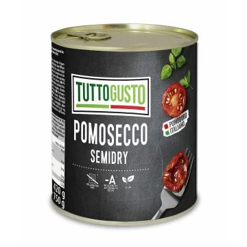 Pomosecco all'olio semidry - Semi-dried sliced tomatoes in oil