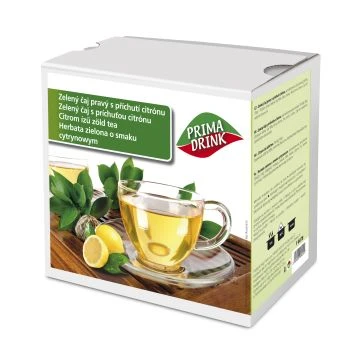 Green tea with lemon flavour