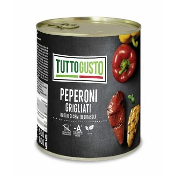 Peperoni Grigliati - grilled peppers in oil